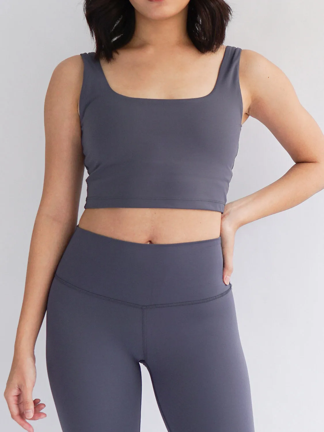 Limitless Square Neck Padded Top- Nightfall