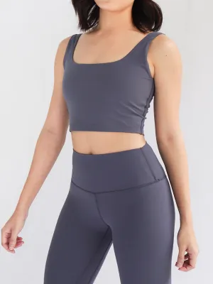 Limitless Square Neck Padded Top- Nightfall