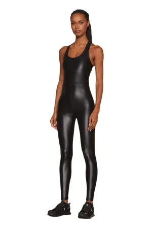 Liquid Vixen Jumpsuit - Black Gloss