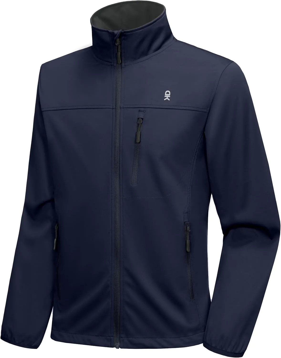 Little Donkey Andy Men's Lightweight Softshell Jacket Windbreaker for Running Travel Hiking, Windproof, Water-resistant