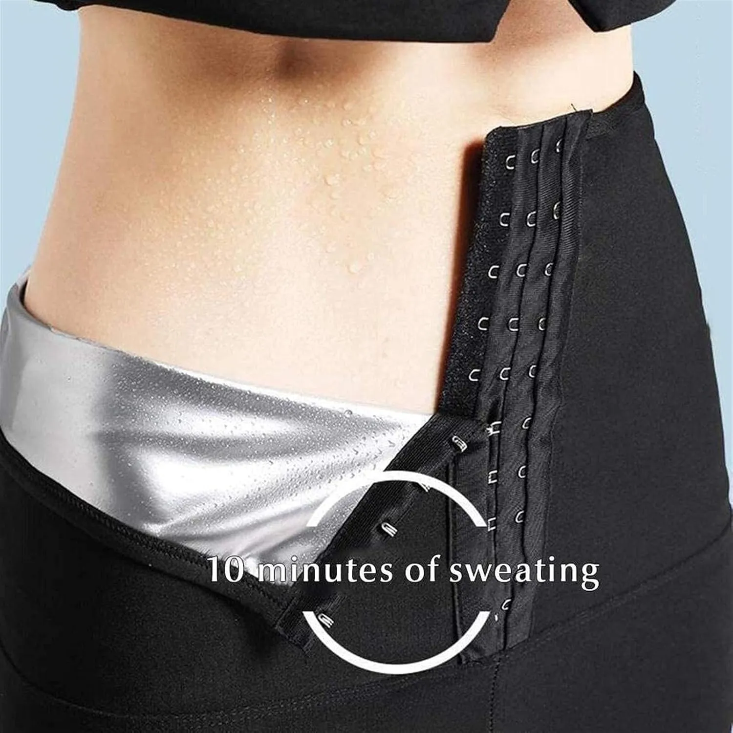 LIYUN Women's Slimming Sauna Pants, Anti-Cellulite Push Up Leggings High Waist Tights