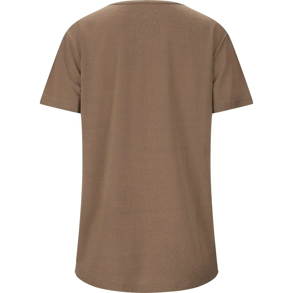 Lizzy With Slub Short Sleeve Tee - Walnut
