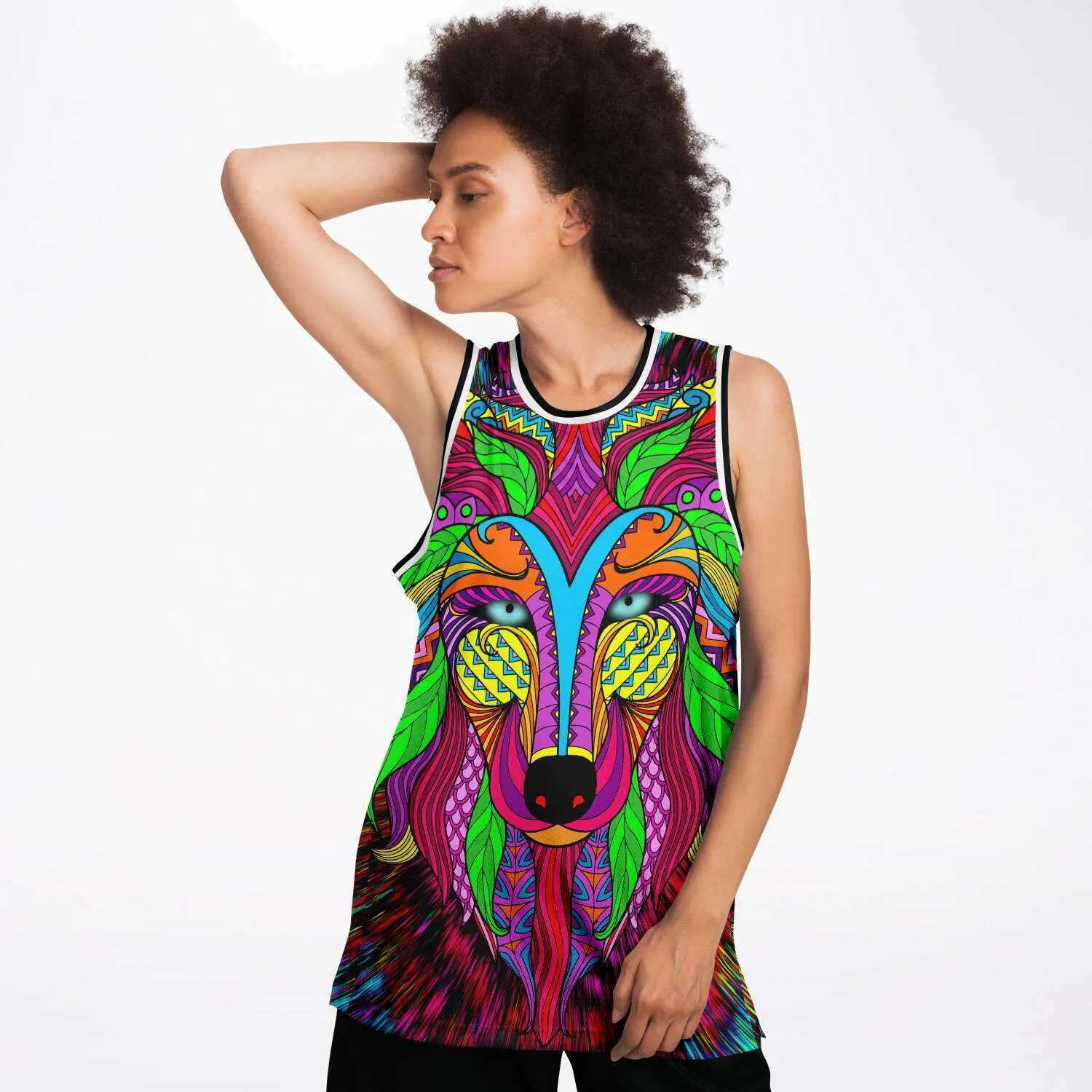 Lone Wolf Lights Basketball Jersey