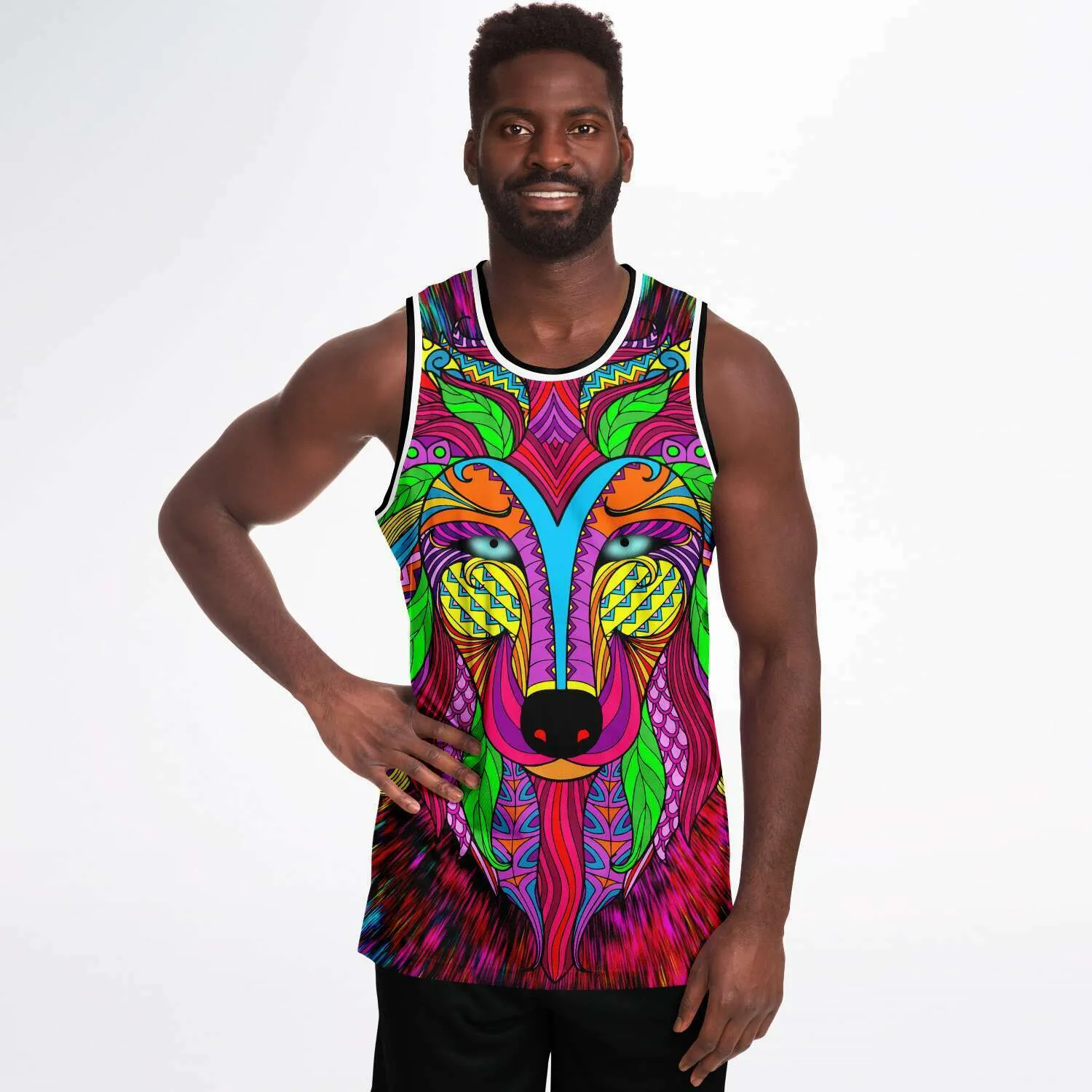 Lone Wolf Lights Basketball Jersey