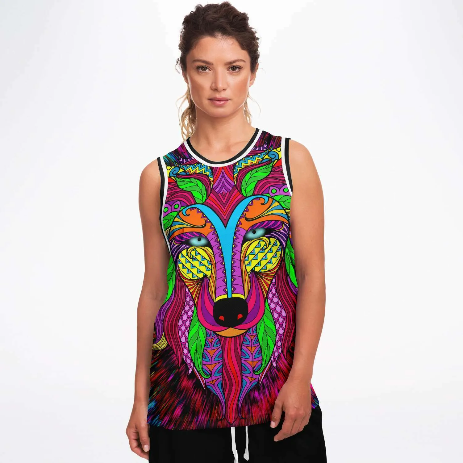 Lone Wolf Lights Basketball Jersey