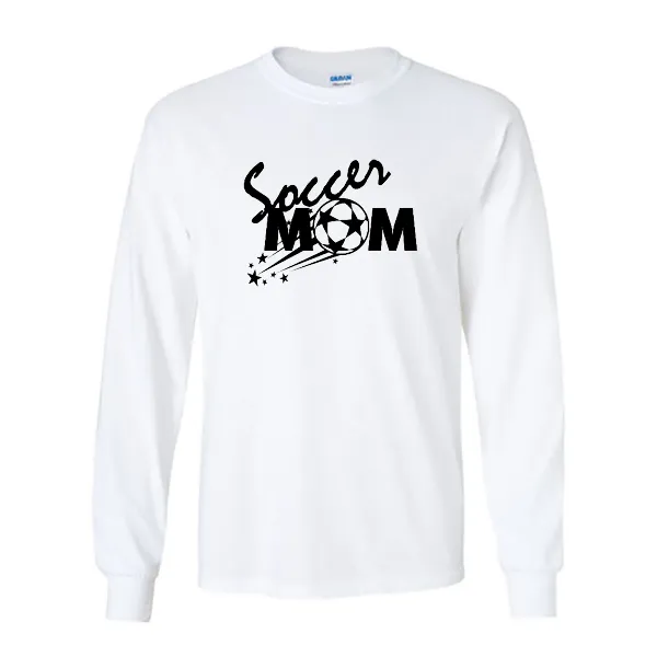 Long Sleeve Shirts Soccer Mom