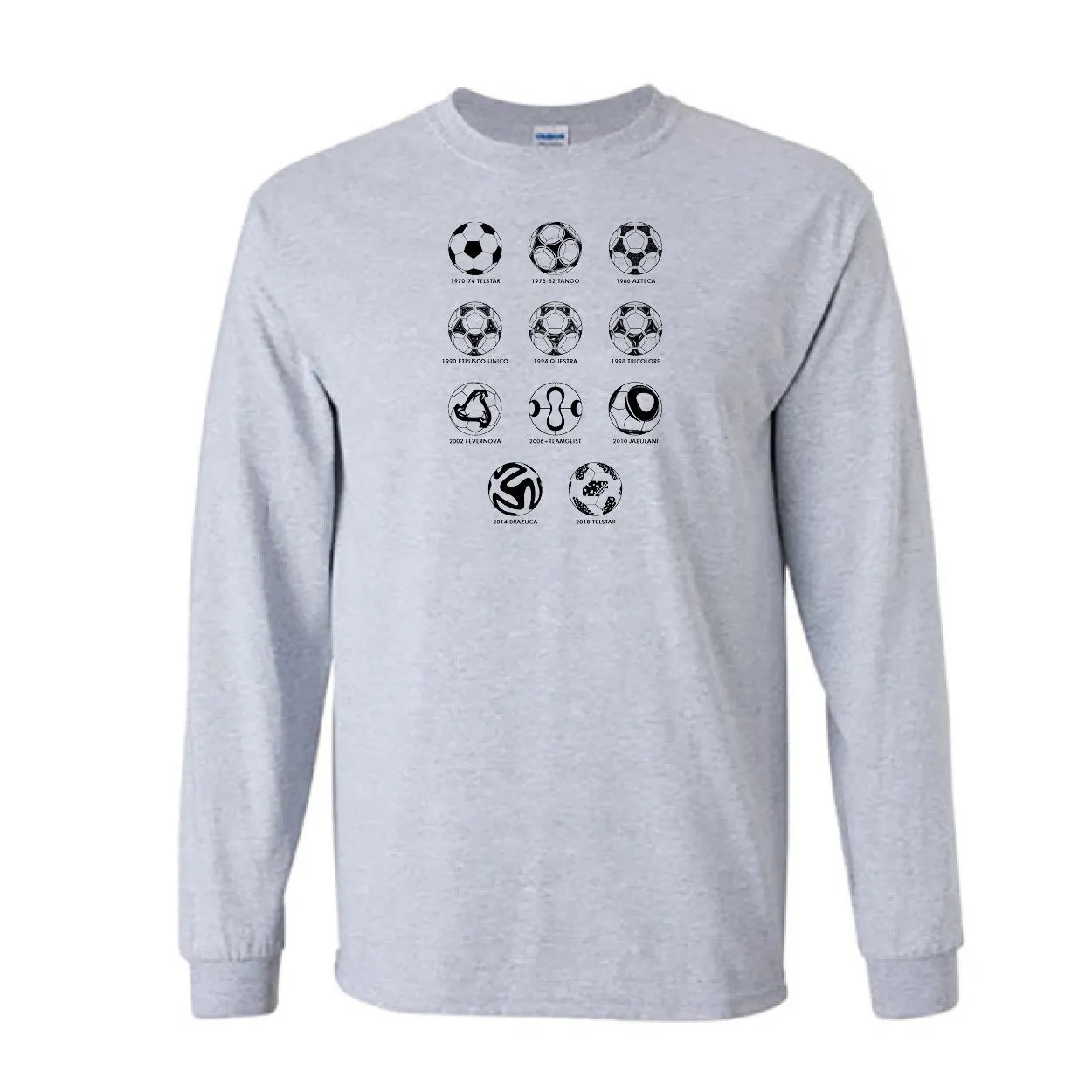 Long Sleeve Shirts World Cup Soccer Balls