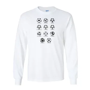 Long Sleeve Shirts World Cup Soccer Balls