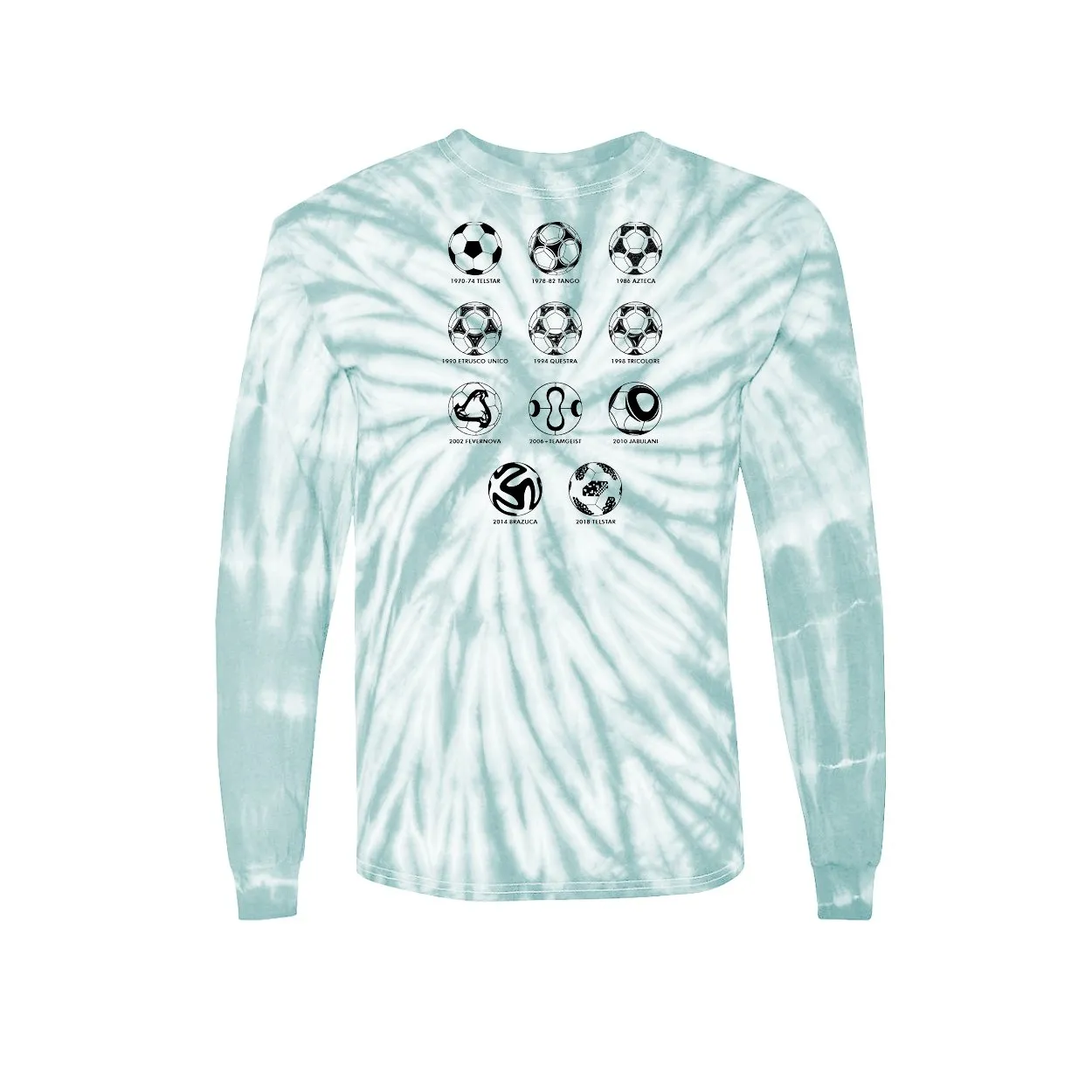 Long Sleeve Shirts World Cup Soccer Balls