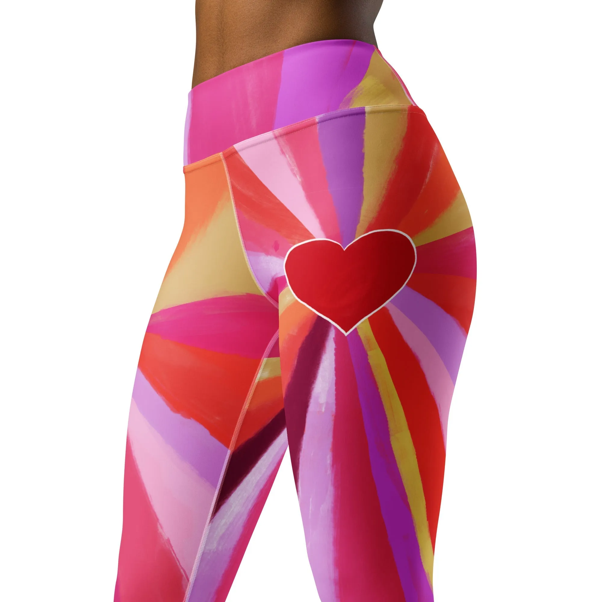 Love Bloom Yoga Leggings