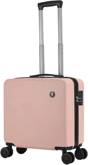 Luggage Portable Suitcases Small Carry On Lugage Silent Universal Wheel Boarding Suitcases Durable Hard Case Lugage Lightweight And Durable (Color : Pink)