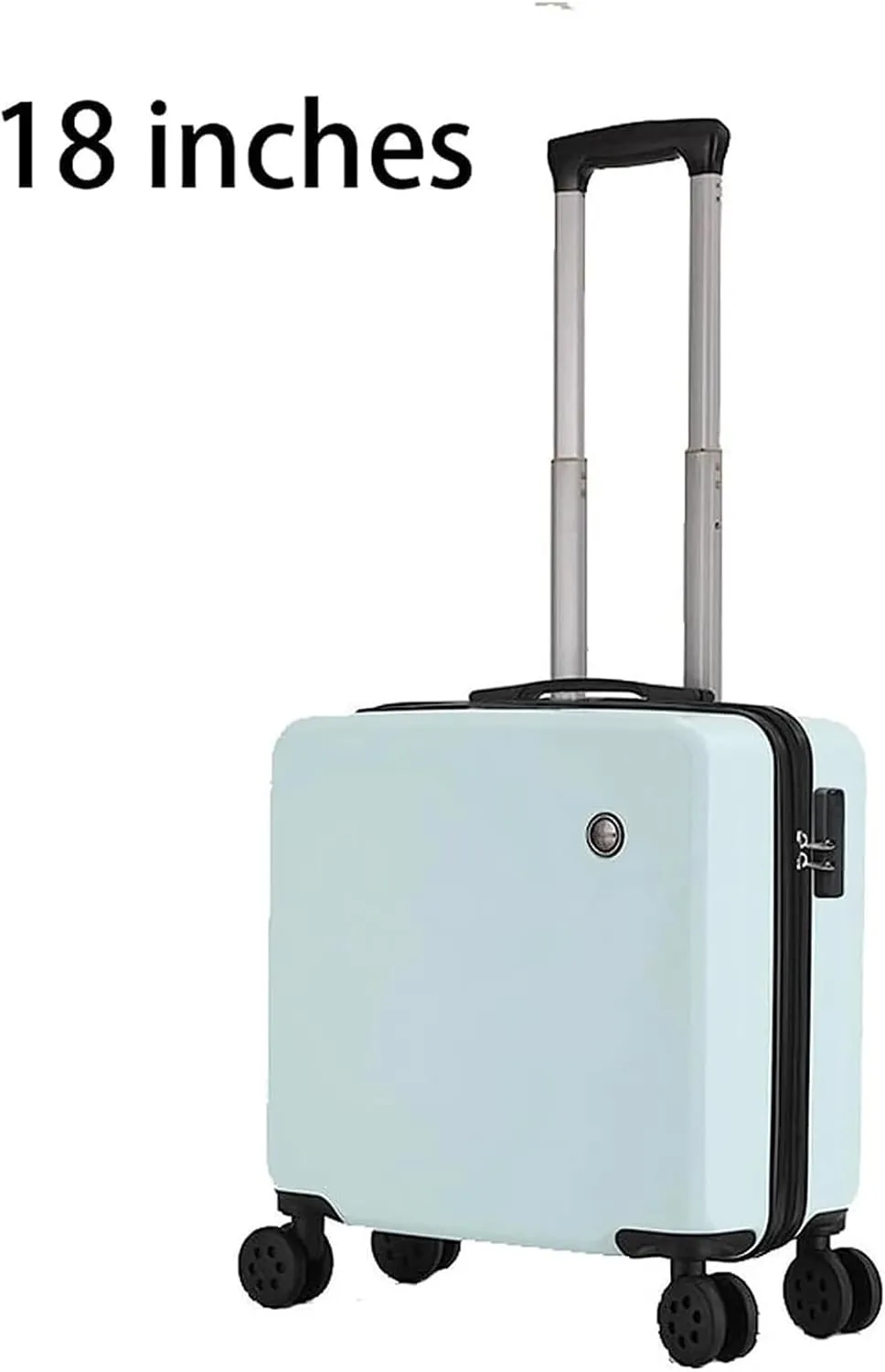 Luggage Portable Suitcases Small Carry On Lugage Silent Universal Wheel Boarding Suitcases Durable Hard Case Lugage Lightweight And Durable (Color : White)