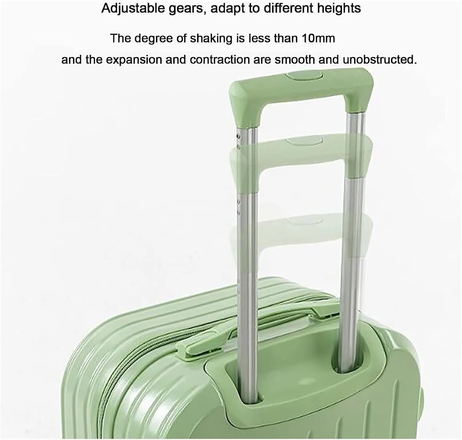 Luggage Suitcases With Wheels Large-capacity Durable Luggage Student Carry On Luggage Safety Combination Lock Ladies Suitcase Lightweight And Durable (Color : Blue, Size : 26 inches)