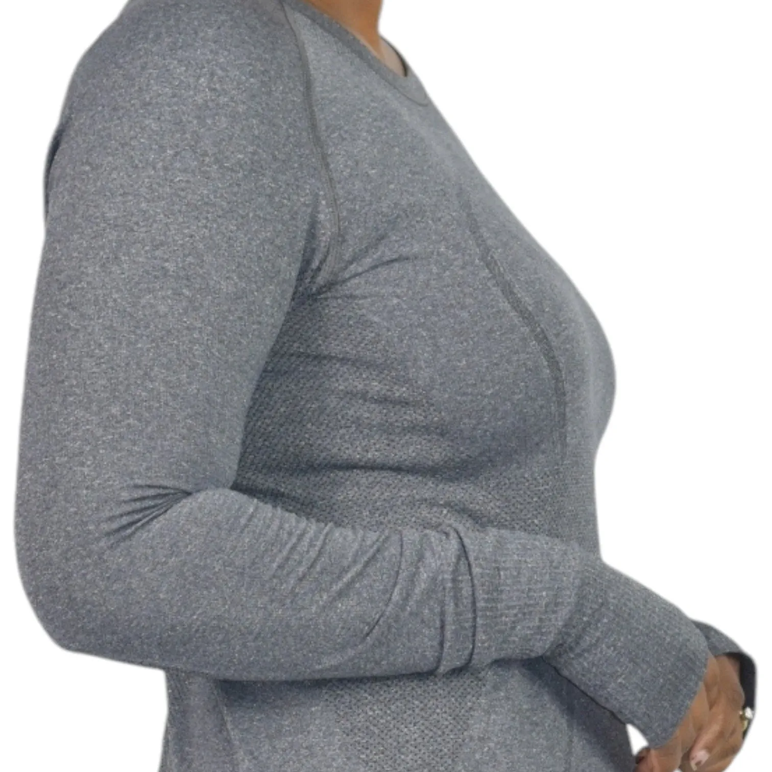 Lululemon Soulcycle Swiftly Tech Top Thumbholes Long Sleeves Crew Tee T Shirt Running Training Size 8