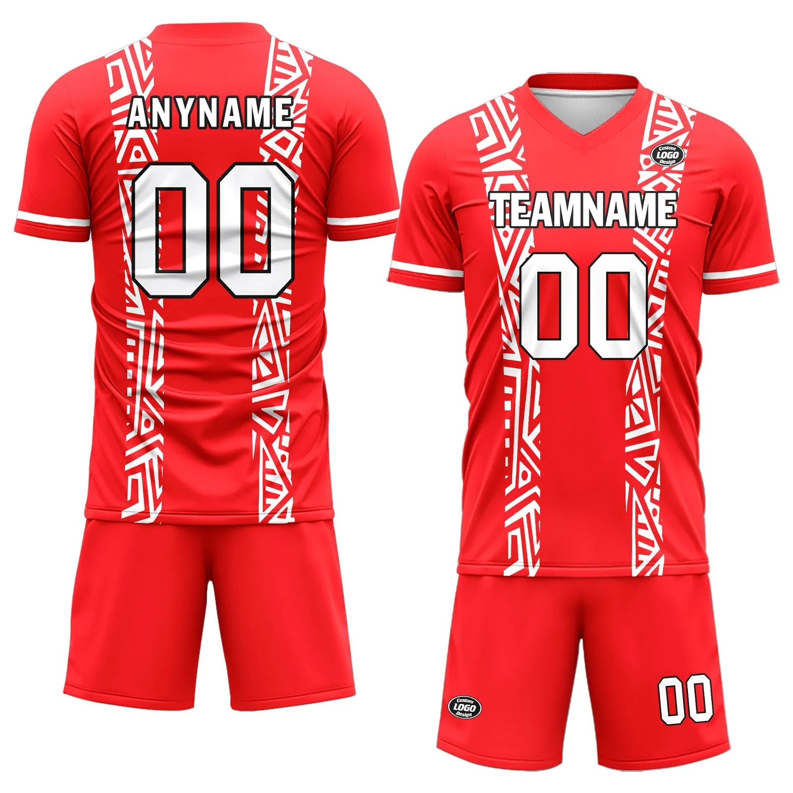 Luxury Gifts,Custom Red Soccer Sets Jersey Personalized SCJ101-D28009