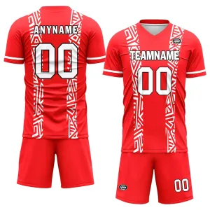 Luxury Gifts,Custom Red Soccer Sets Jersey Personalized SCJ101-D28009
