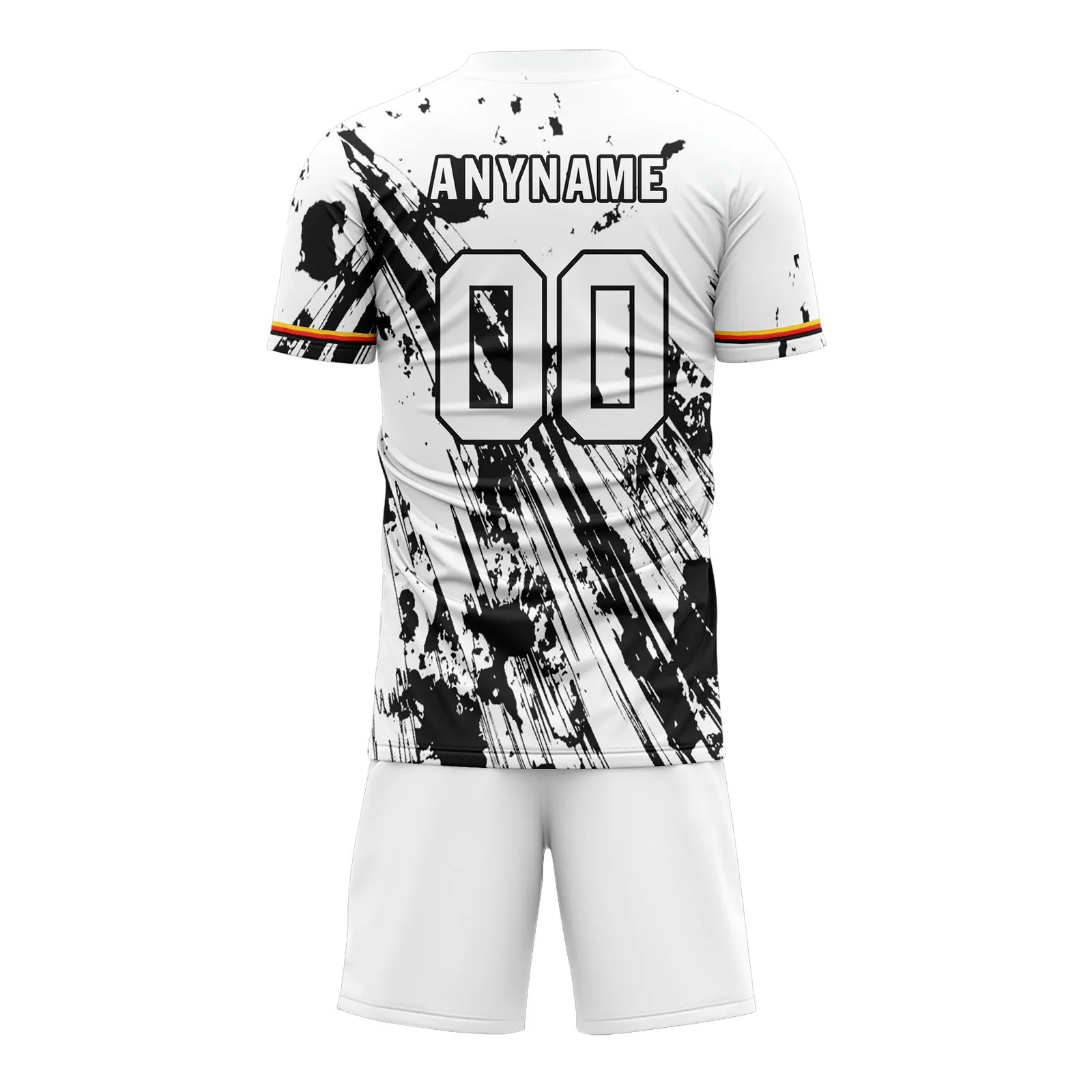 Luxury Gifts,Custom White Black Soccer Sets Jersey Personalized SCJ101-D28010