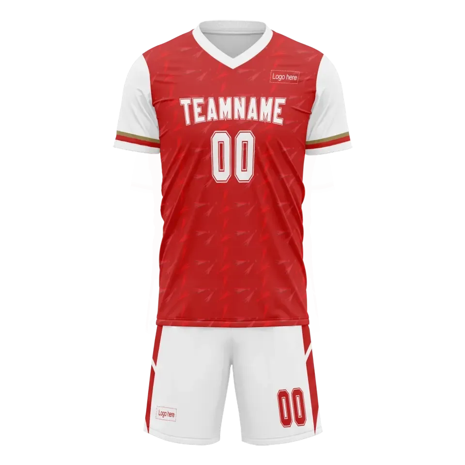 Luxury Gifts,Personalized Football Team Uniform, Custom Breathable Soccer Jerseys and Shorts