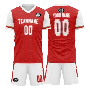 Luxury Gifts,Personalized Football Team Uniform, Custom Breathable Soccer Jerseys and Shorts