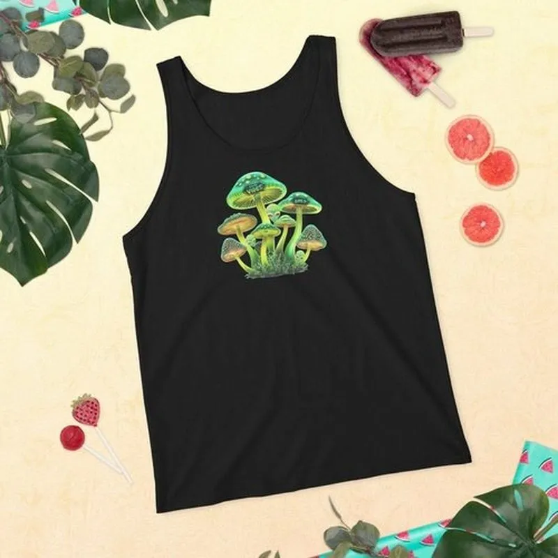 Magic Mushrooms Tank Top | Clubbing Party Rave Outfit