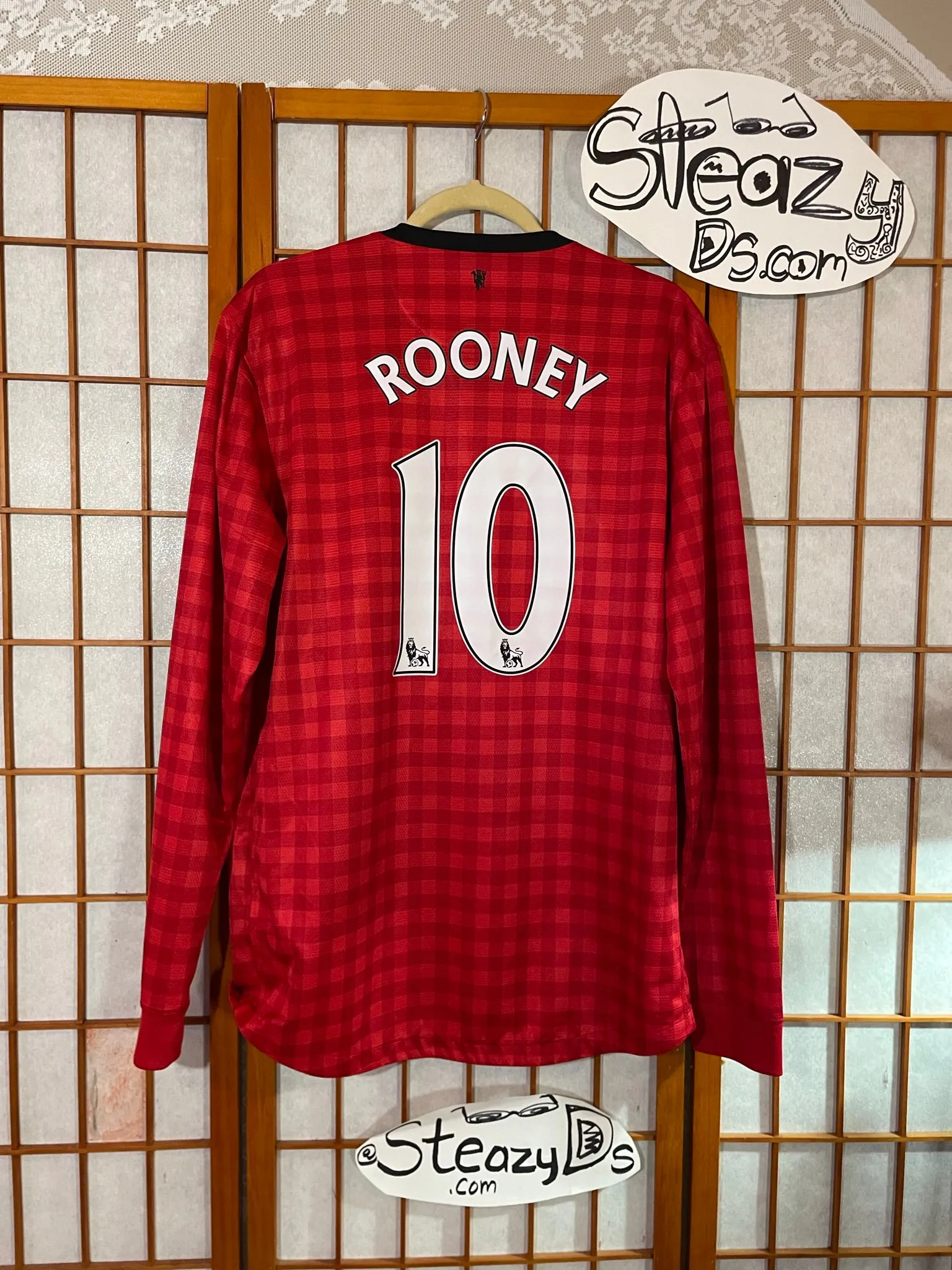 Manchester Buffalo Plaid - Wayne Rooney Jersey