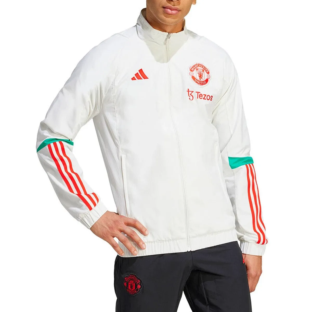 Manchester United training presentation Soccer tracksuit 2023/24 - Adidas
