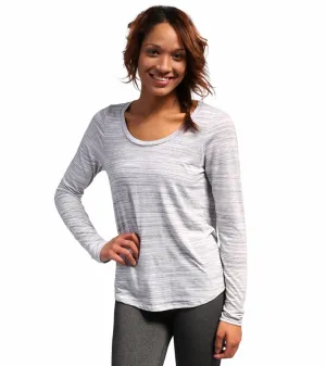 Marika Open Back Long Sleeve Tee