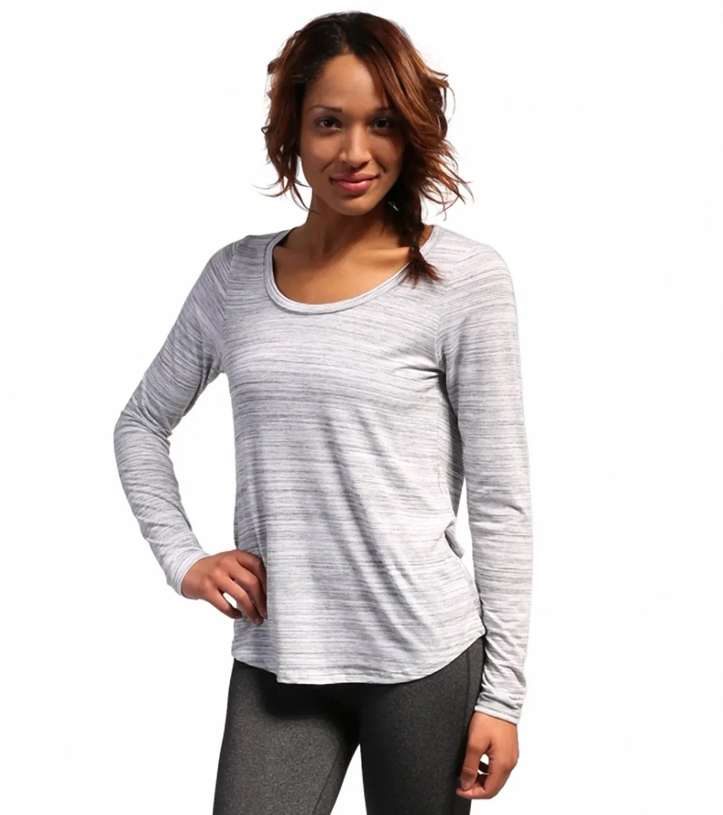 Marika Open Back Long Sleeve Tee