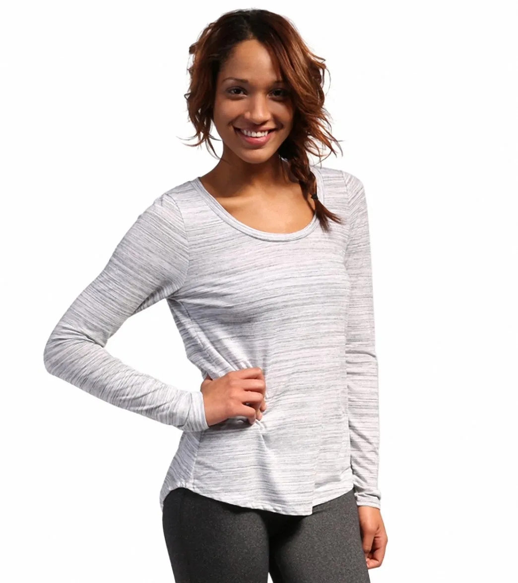 Marika Open Back Long Sleeve Tee