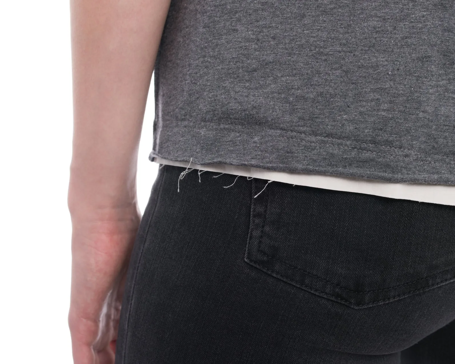 Marni Minimal Grey T Shirt with Open Back and Ties - 6