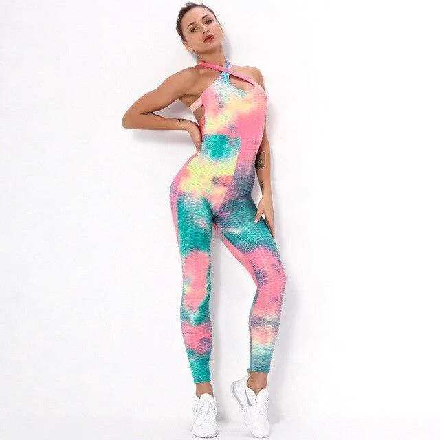 Maya Tie-dye One Piece Fitness Jumpsuit