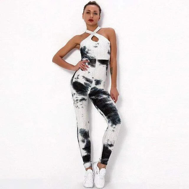 Maya Tie-dye One Piece Fitness Jumpsuit