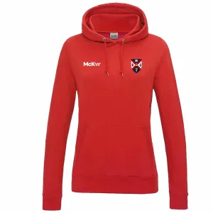 Mc Keever Queens Ladies Basketball College Hoodie - Womens - Fire Red