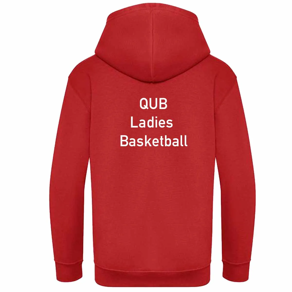 Mc Keever Queens Ladies Basketball College Hoodie - Womens - Fire Red