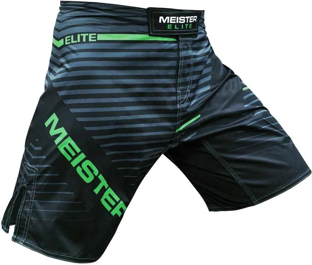 Meister Elite Flex Fighter Board Shorts for MMA Training and Gym Workouts