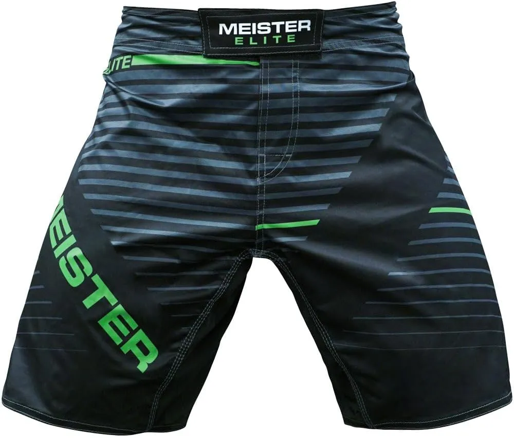 Meister Elite Flex Fighter Board Shorts for MMA Training and Gym Workouts