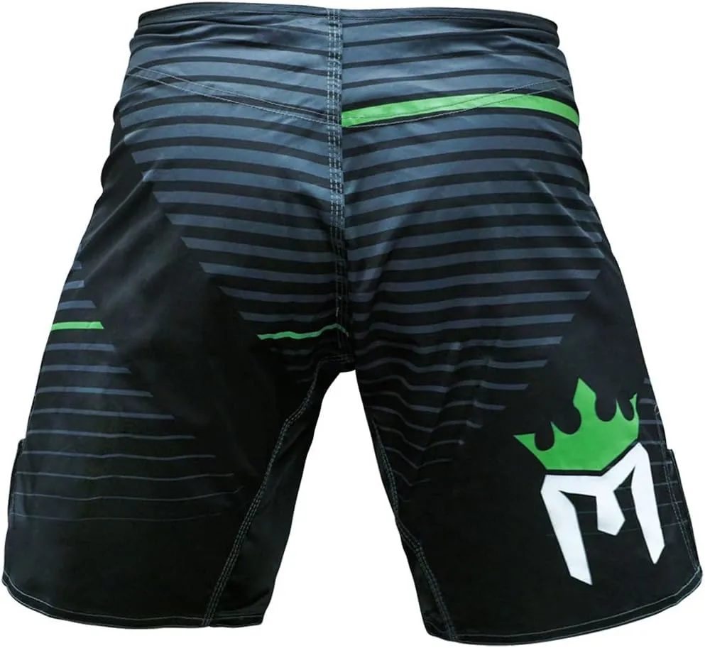 Meister Elite Flex Fighter Board Shorts for MMA Training and Gym Workouts