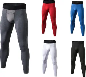 Men Compression Leggings Running Tights Quick Dry Gym Workout Jogging Sports Base Layers Bottom Pants Compression Pants