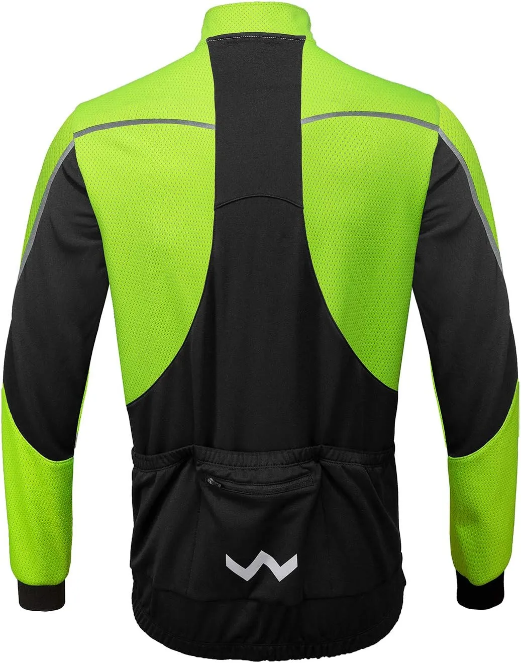 Men Winter Cycling Bike Jacket Fleece Thermal Running Zipper Windproof Coat Breathable Mountain Biking Jacket