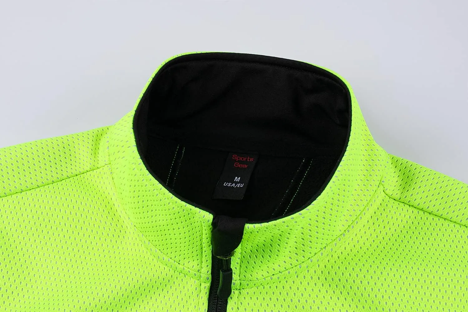 Men Winter Cycling Bike Jacket Fleece Thermal Running Zipper Windproof Coat Breathable Mountain Biking Jacket