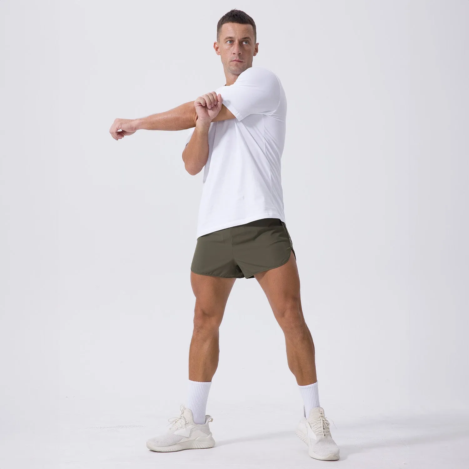 Men's 3 Inch Quick Dry Running Shorts with Liner | Lightweight Athletic Workout Shorts