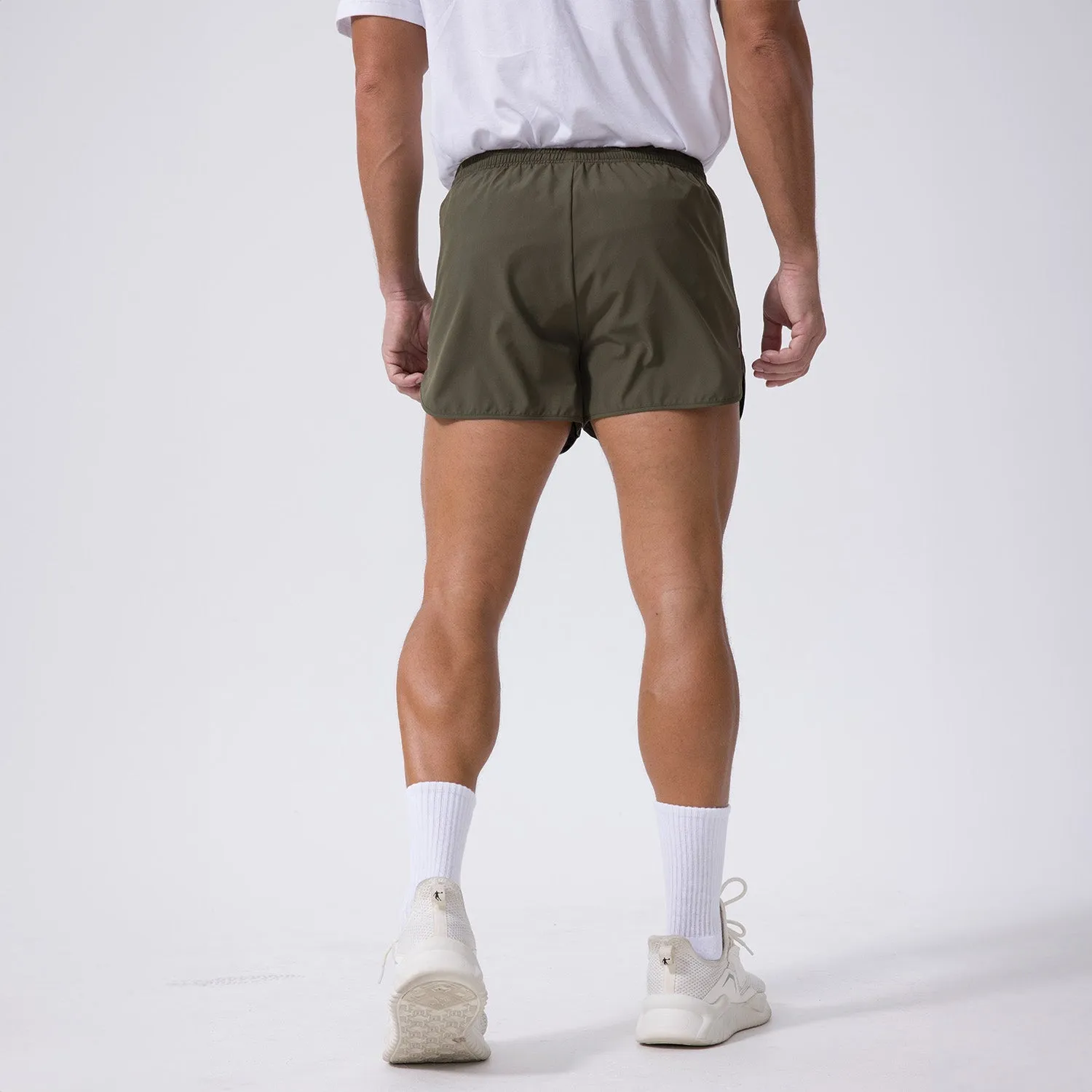 Men's 3 Inch Quick Dry Running Shorts with Liner | Lightweight Athletic Workout Shorts