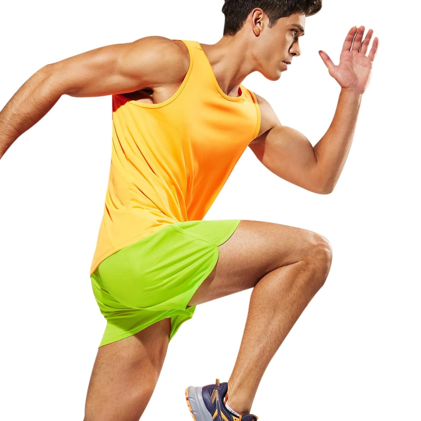 Men's 3-Inch Quick Dry Running Shorts with Liner