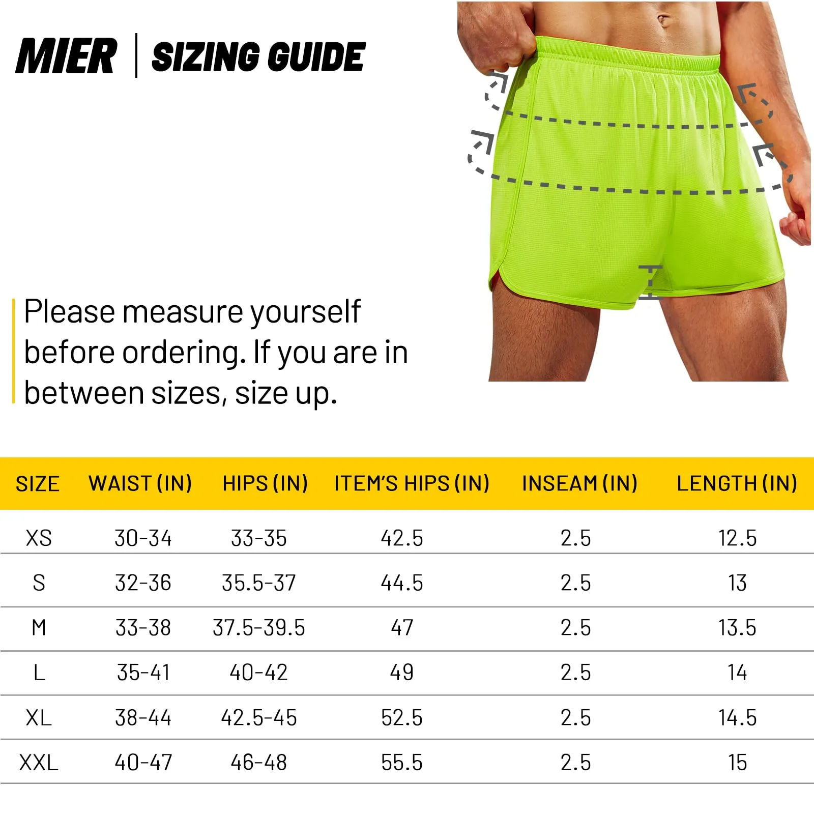 Men's 3-Inch Quick Dry Running Shorts with Liner