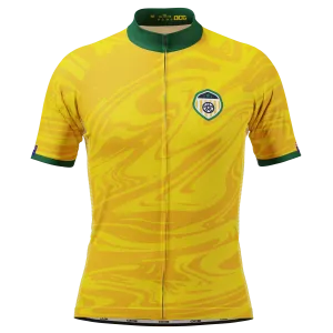 Men's Australia Soccer Short Sleeve Cycling Jersey