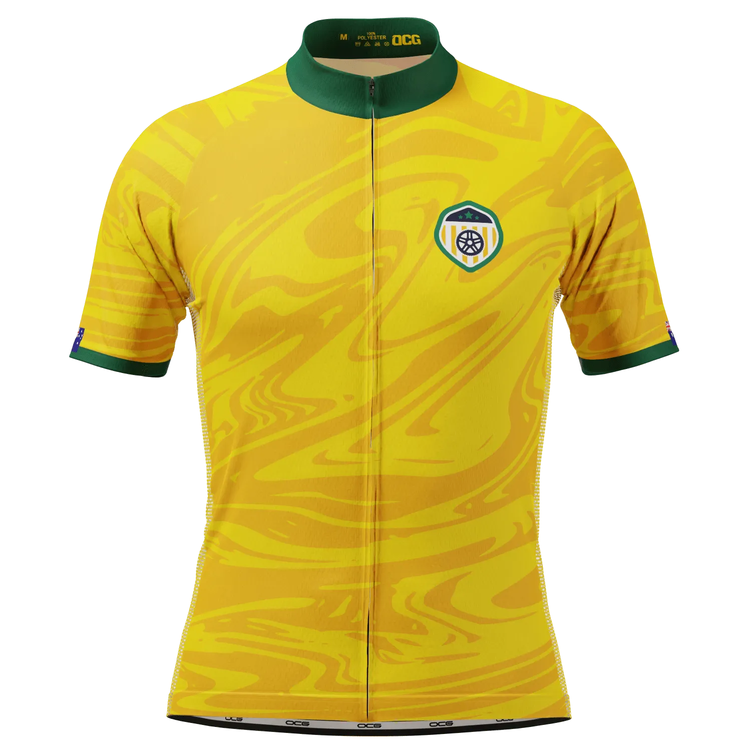 Men's Australia Soccer Short Sleeve Cycling Jersey