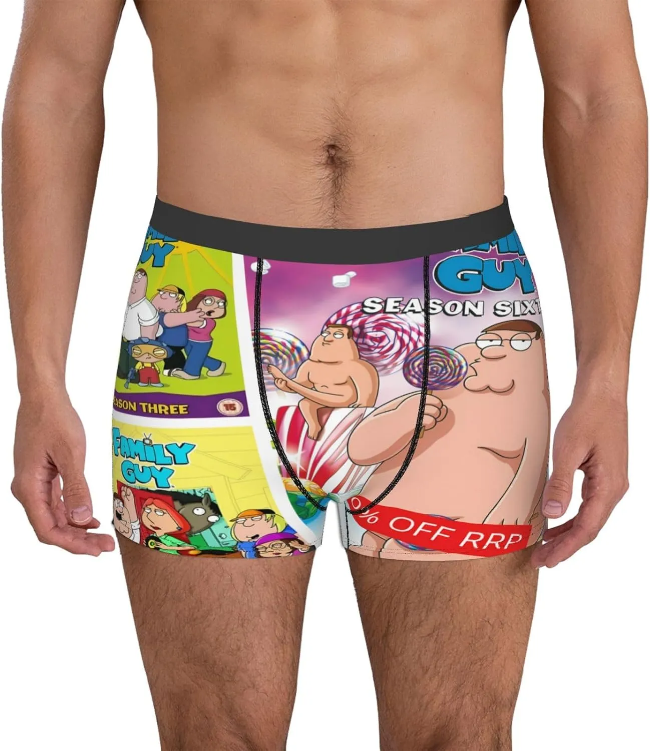 Men's Boxer Brief Moisture-Wicking Comfy Breathable Teen Boxer Brief Underpants