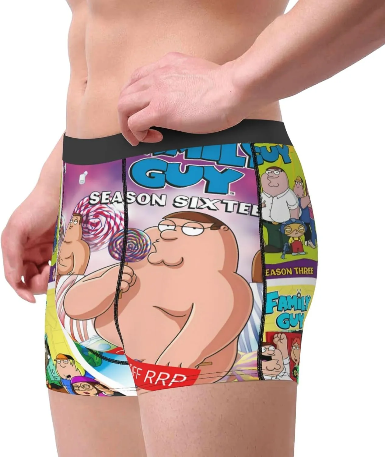 Men's Boxer Brief Moisture-Wicking Comfy Breathable Teen Boxer Brief Underpants