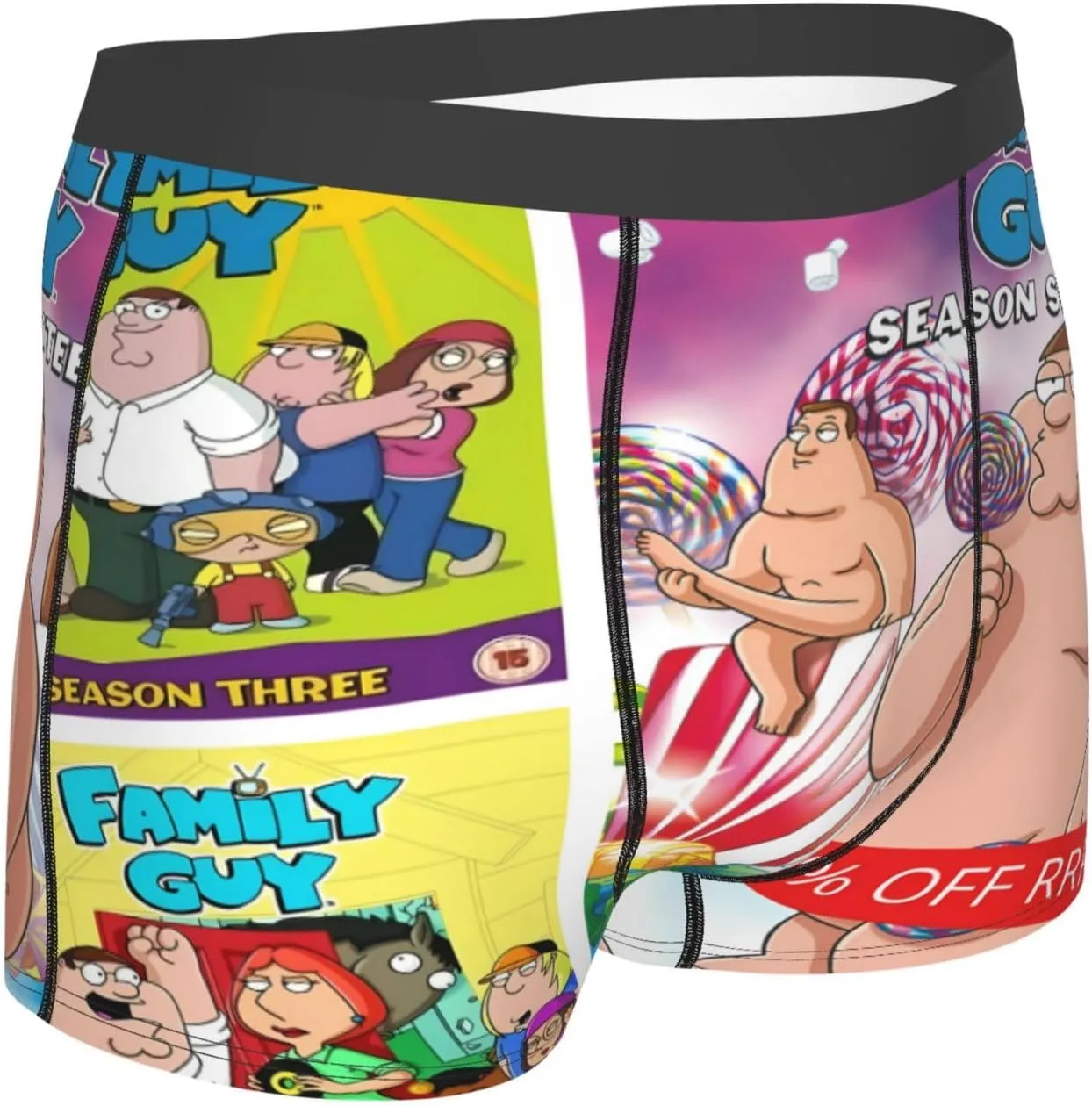 Men's Boxer Brief Moisture-Wicking Comfy Breathable Teen Boxer Brief Underpants
