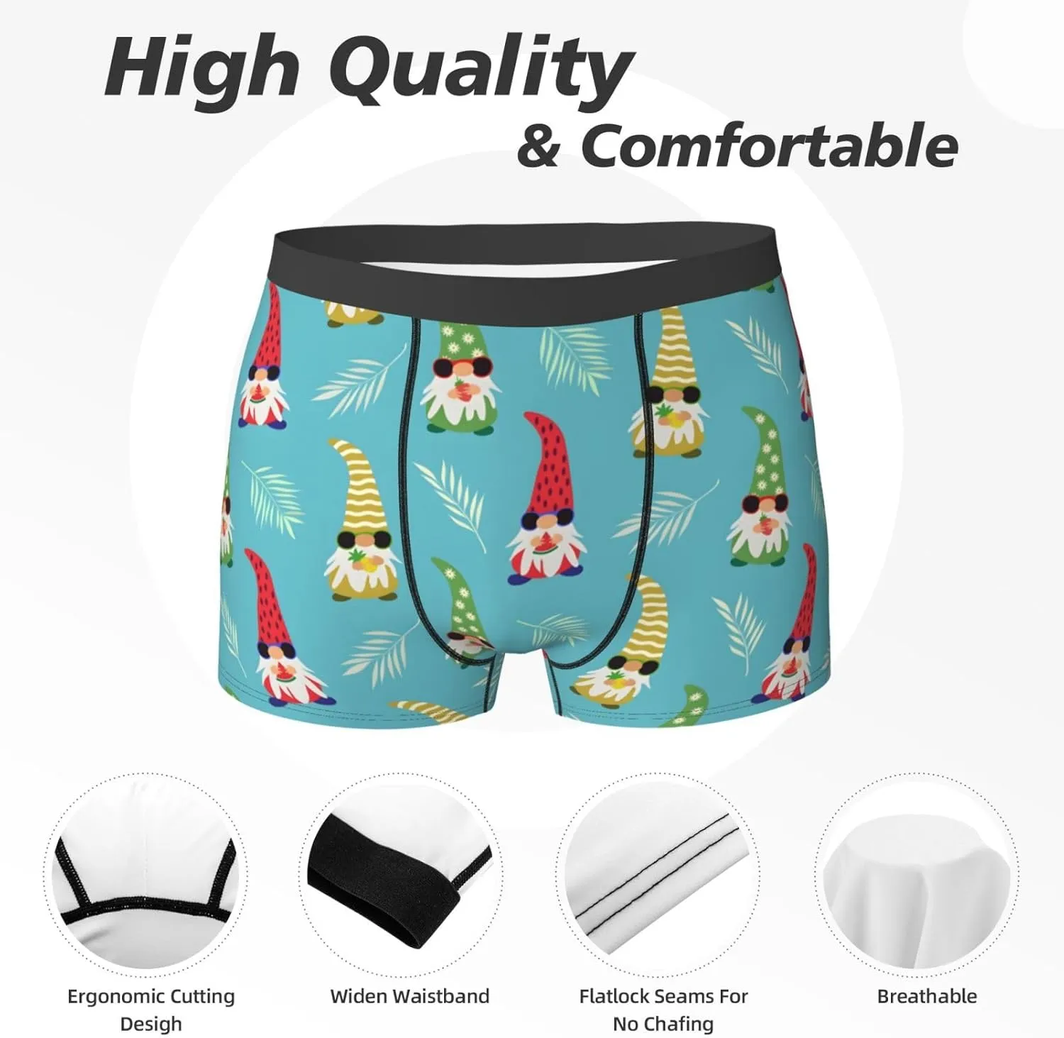 Men's Boxer Briefs Breathable Men's Underwear Boxer Briefs